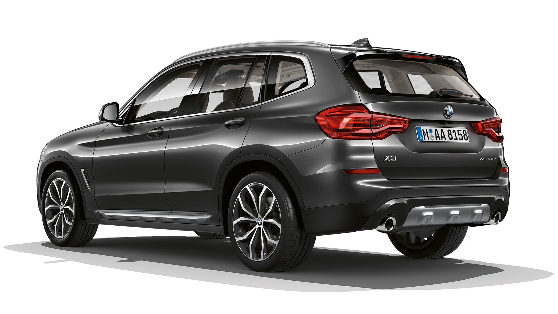 BMW X3 M40i, Model xLine, three-quarter rear shot